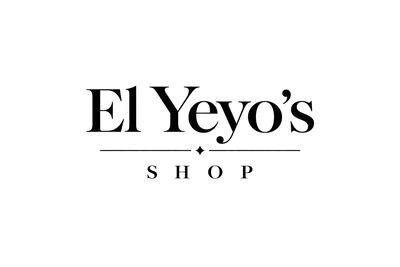 El Yeyo's Shop elegant logo in solid black