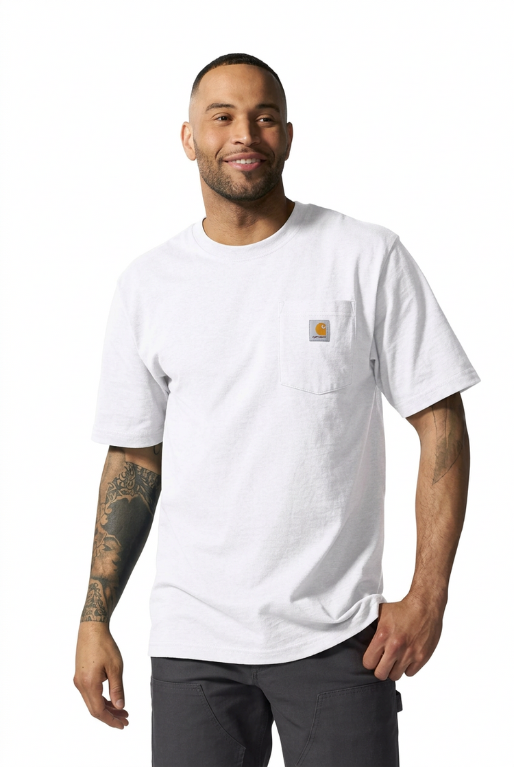 Men's Carhartt Loose Fit Heavyweight Short-Sleeve Pocket T-Shirt - K87 ...